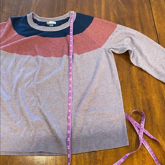 Smartwool Edgewood Colorblock Crew Sweater women’s XL - Picture 11 of 11